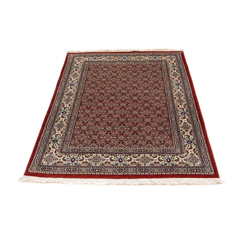 Alfombra persa - Clásica - 147 x 96 cm - rojo oscuro