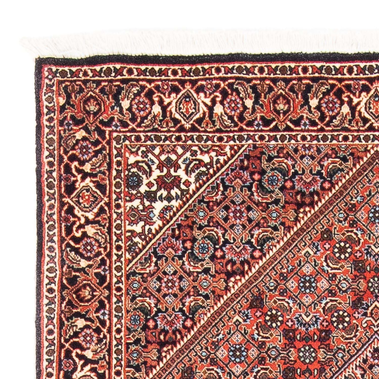 Alfombra persa - Bidjar - 145 x 91 cm - rojo claro