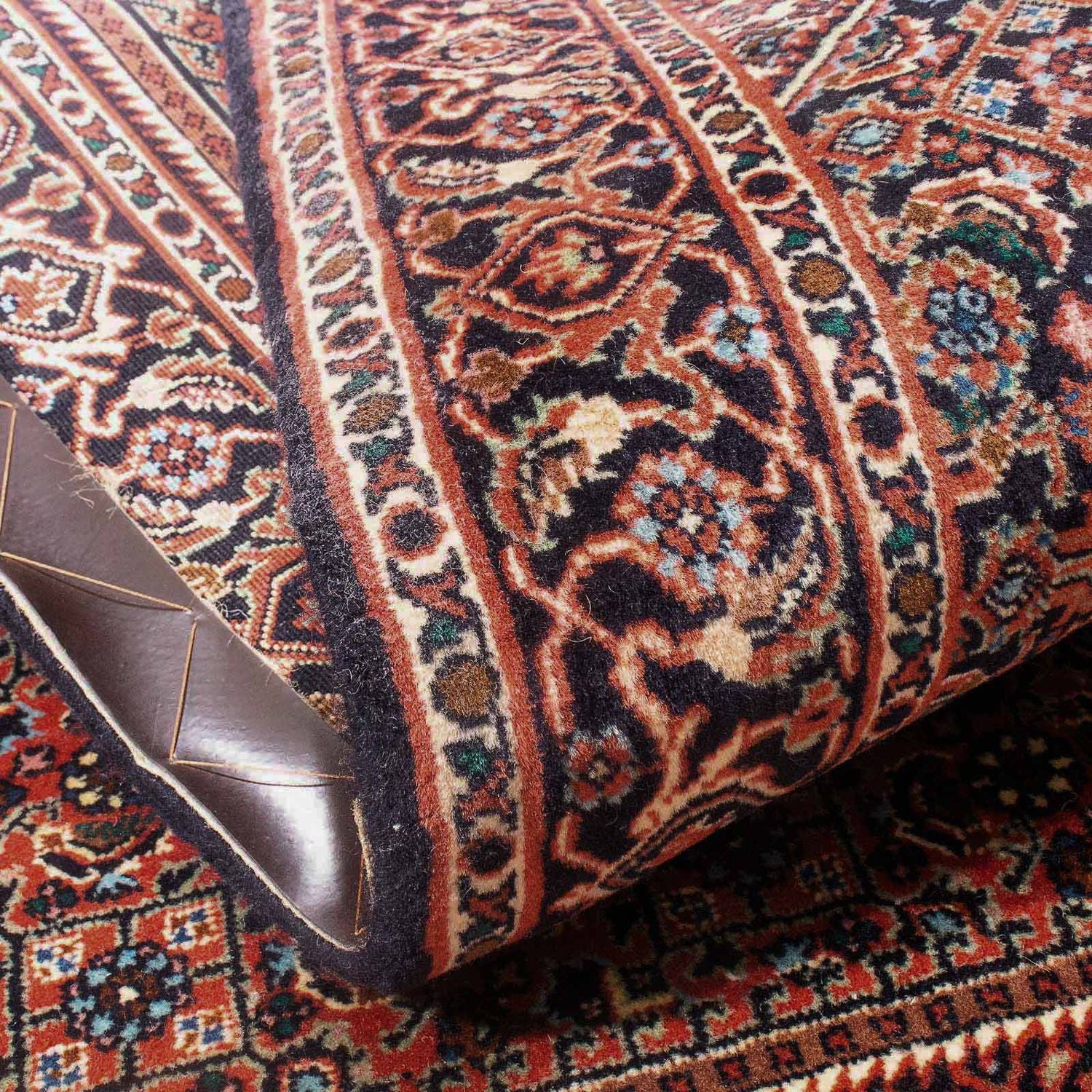 Alfombra persa - Bidjar - 145 x 91 cm - rojo claro