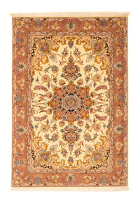 Alfombra Persa - Tabriz - Real - 150 x 101 cm - beige