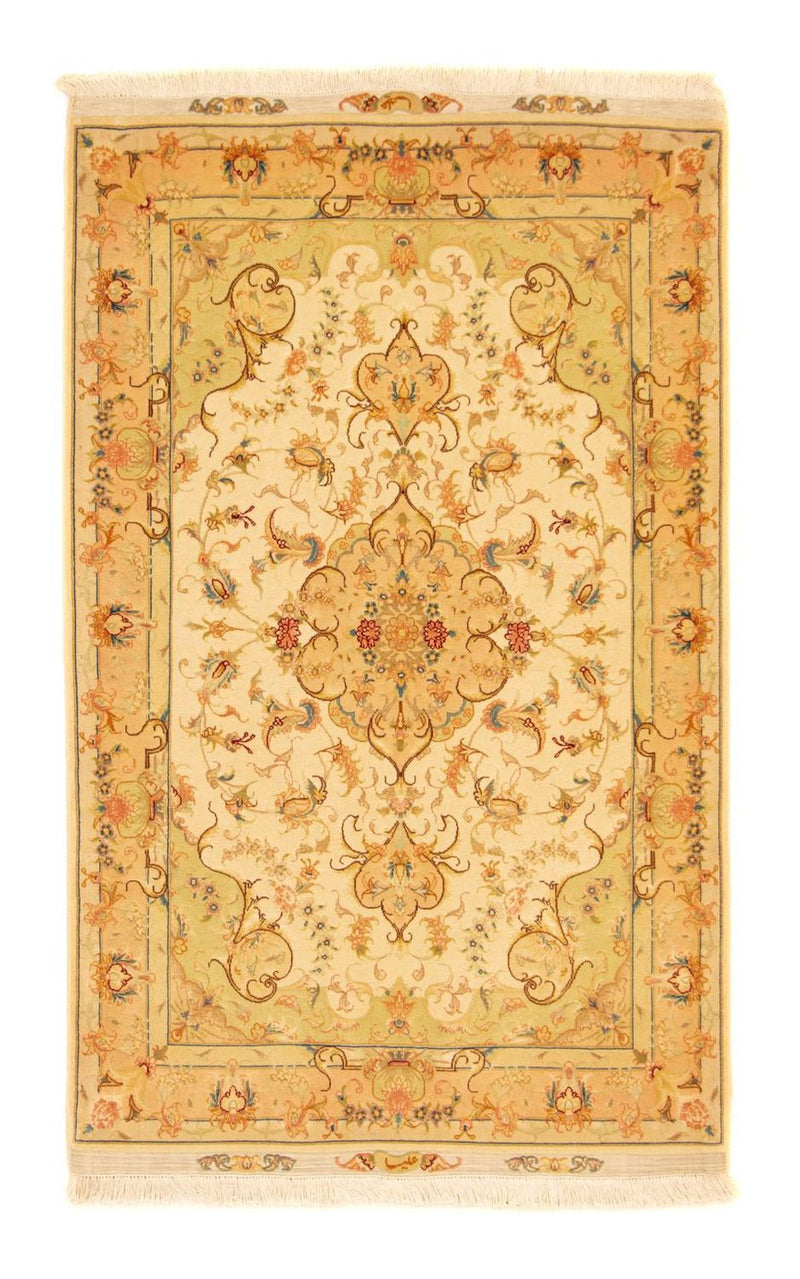 Alfombra Persa - Tabriz - Real - 157 x 100 cm - beige