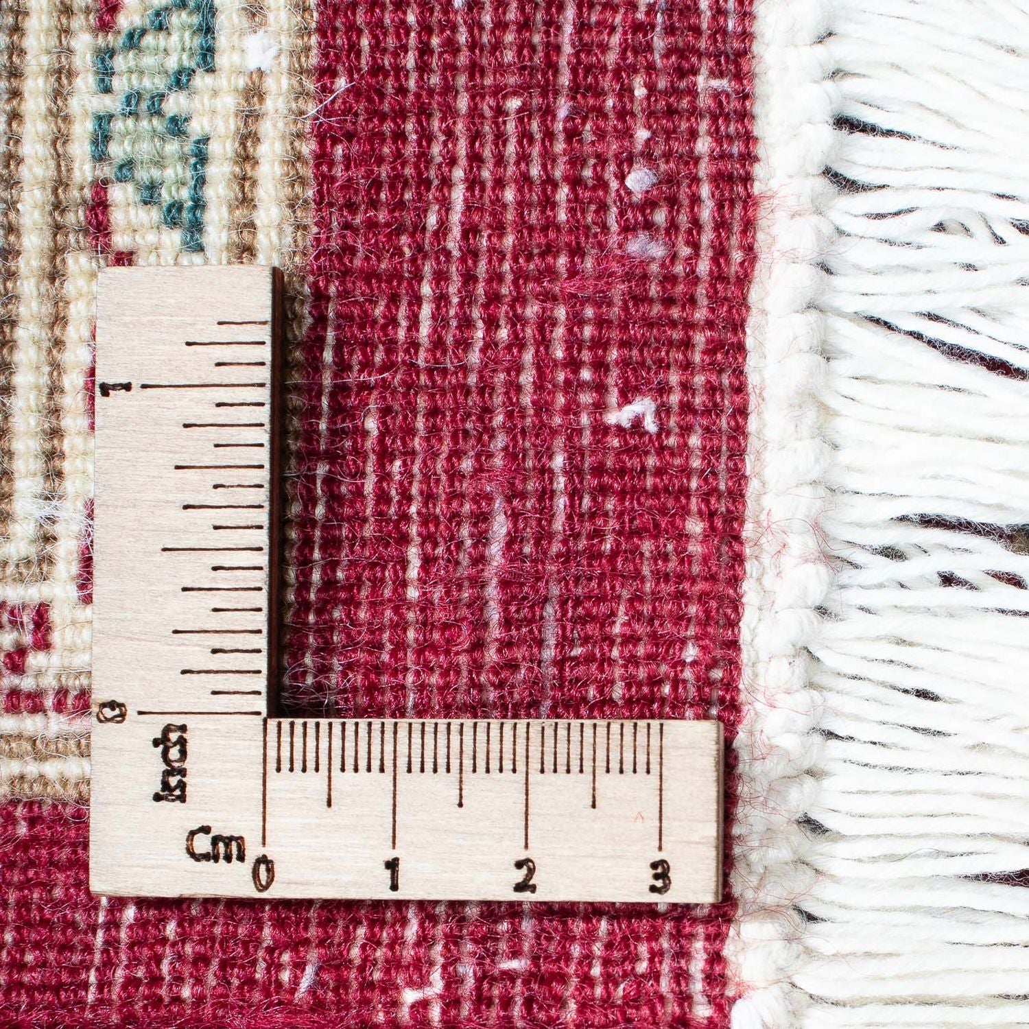 Alfombra Vintage - 305 x 244 cm - rojo oscuro