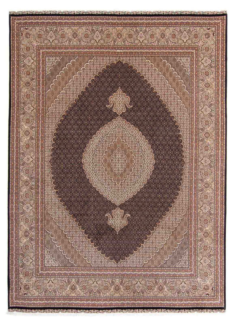 Alfombra persa - Tabriz - 354 x 253 cm - marrón claro