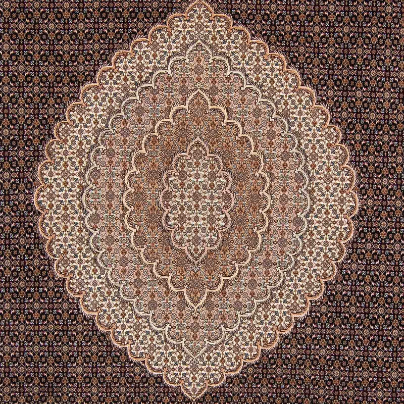 Alfombra persa - Tabriz - 354 x 253 cm - marrón claro