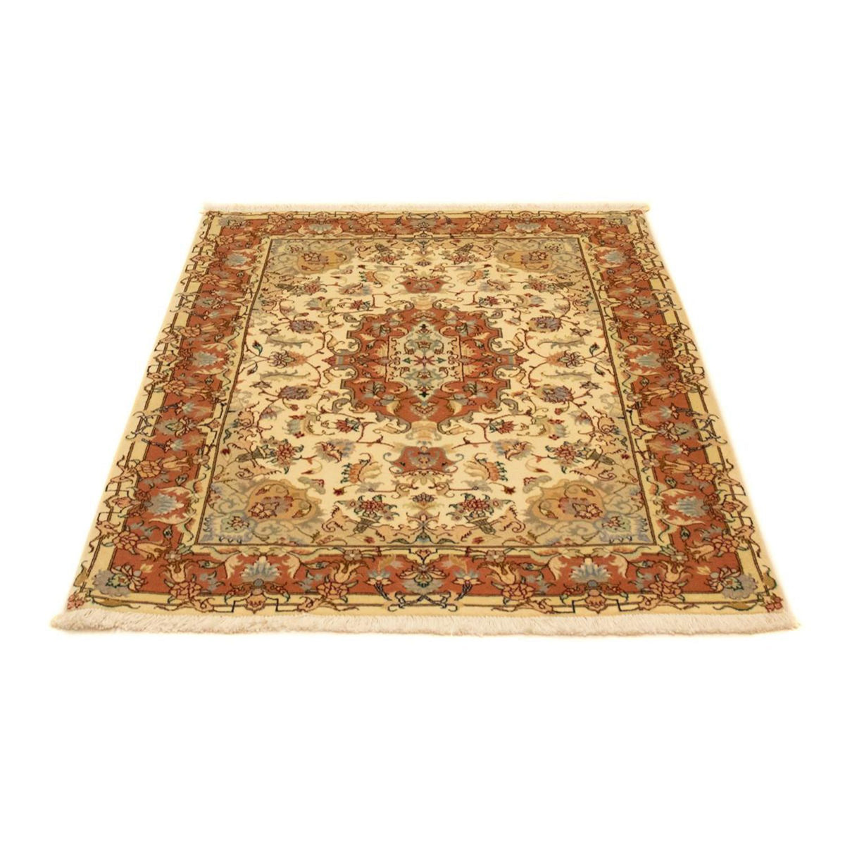 Alfombra Persa - Tabriz - Real - 150 x 100 cm - beige
