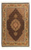 Alfombra Persa - Tabriz - Real - 129 x 82 cm - azul oscuro