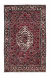 Alfombra persa - Bidjar - 212 x 132 cm - rojo claro