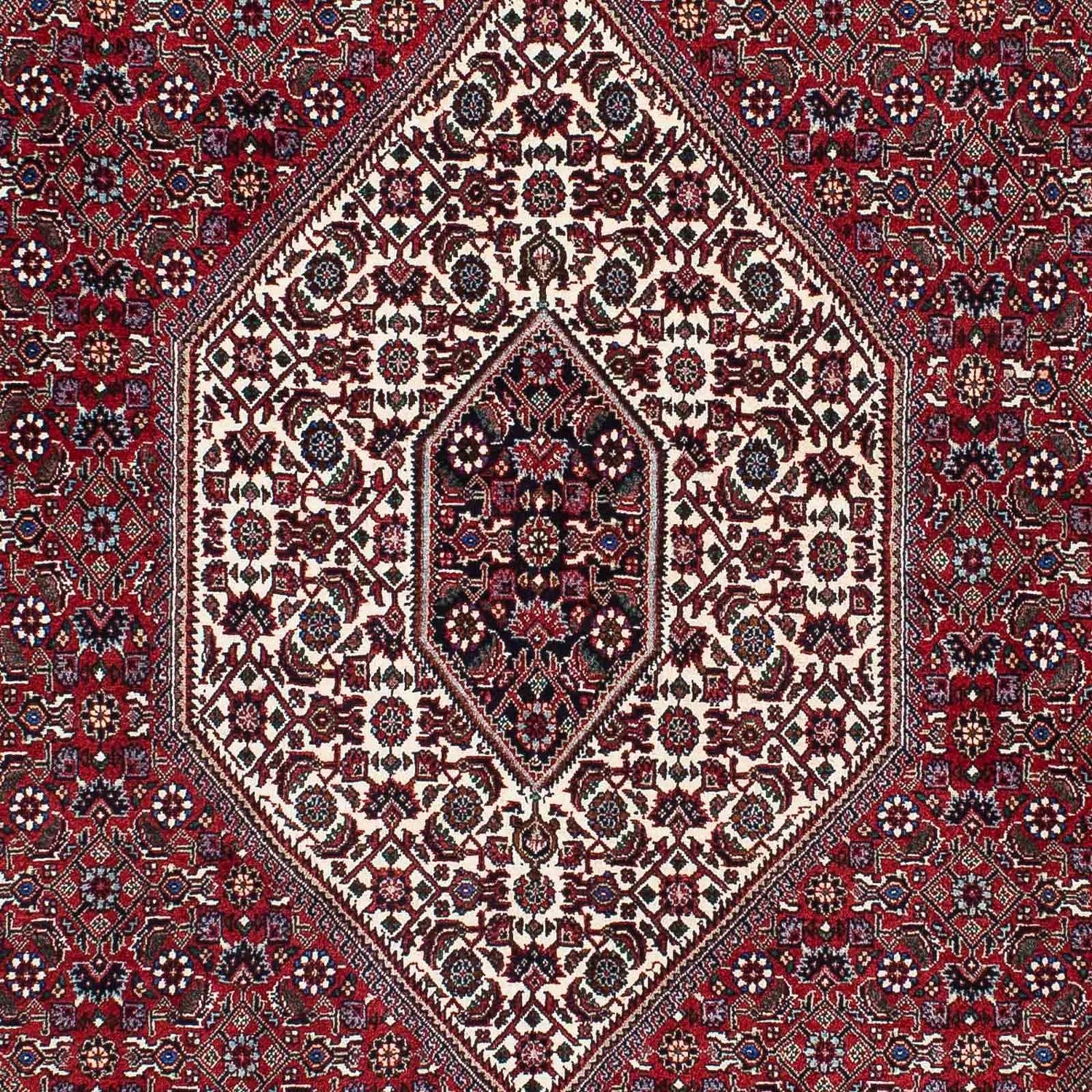 Alfombra persa - Bidjar - 212 x 132 cm - rojo claro
