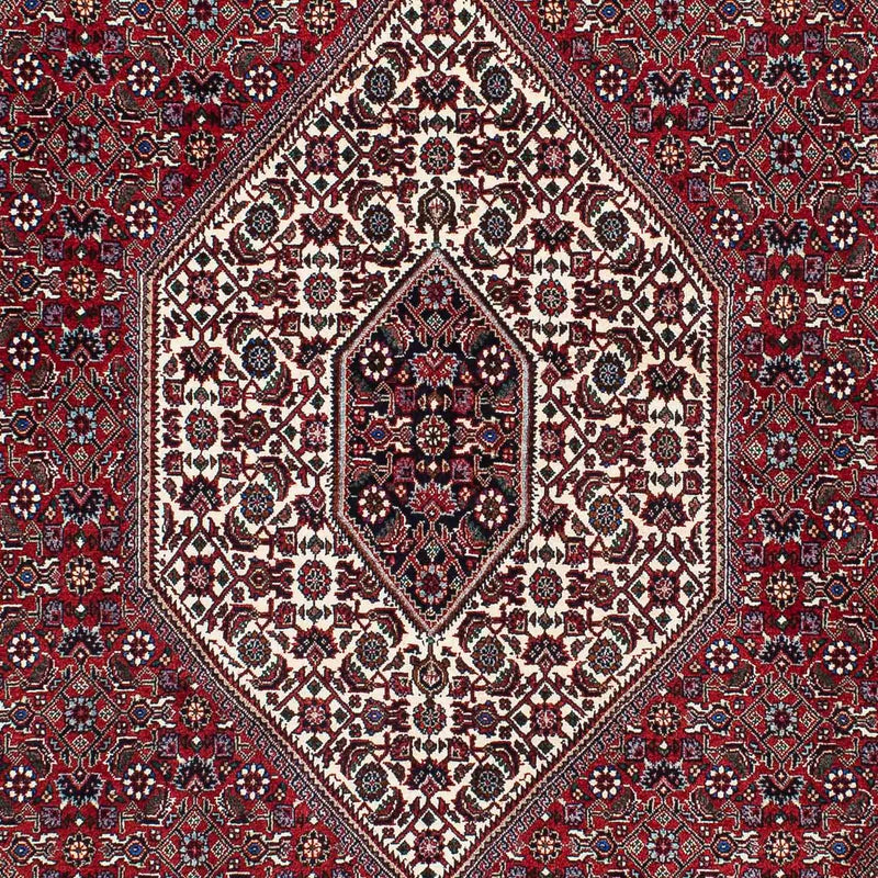 Alfombra persa - Bidjar - 212 x 132 cm - rojo claro