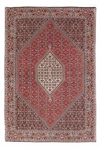 Alfombra persa - Bidjar - 174 x 112 cm - rojo claro