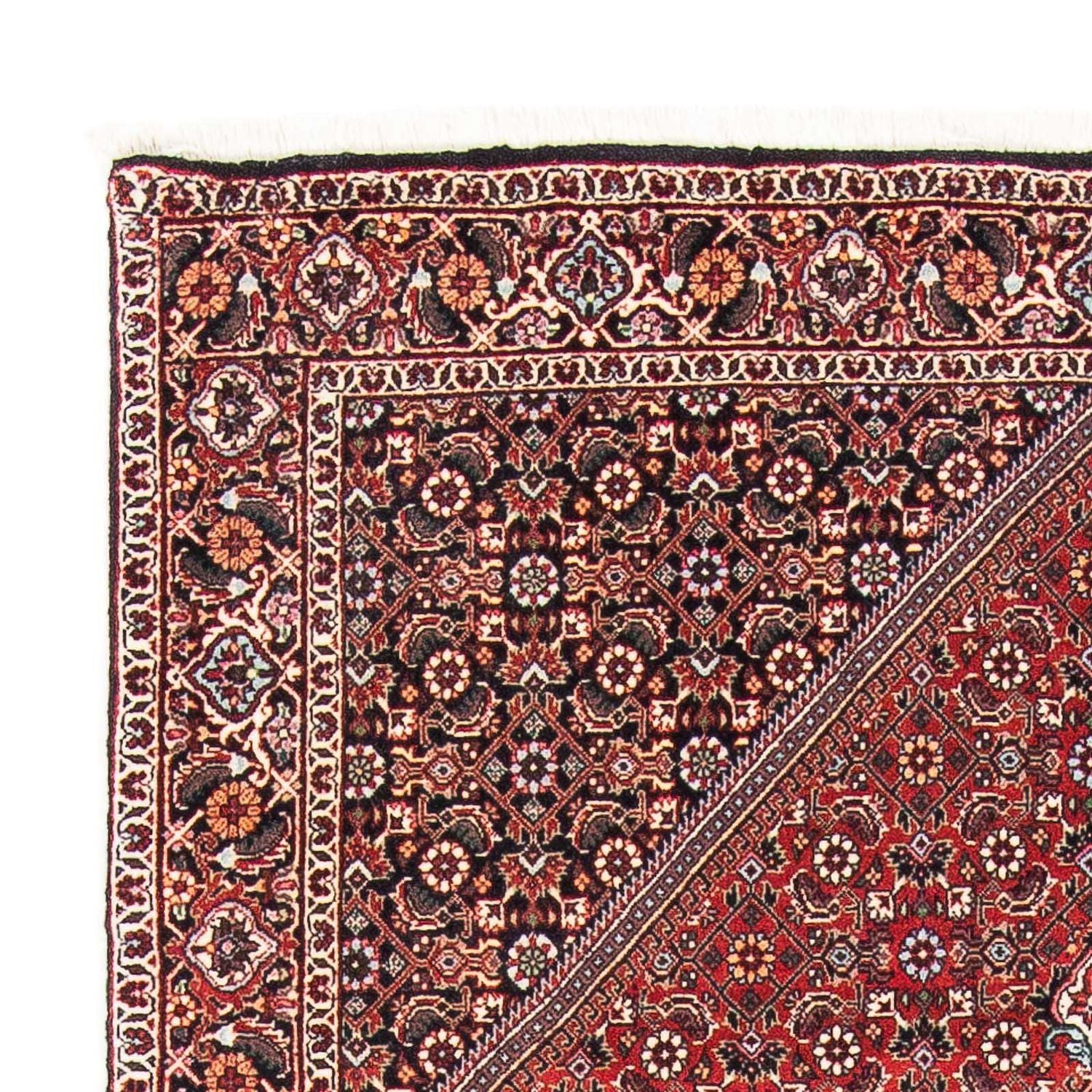 Alfombra persa - Bidjar - 174 x 112 cm - rojo claro