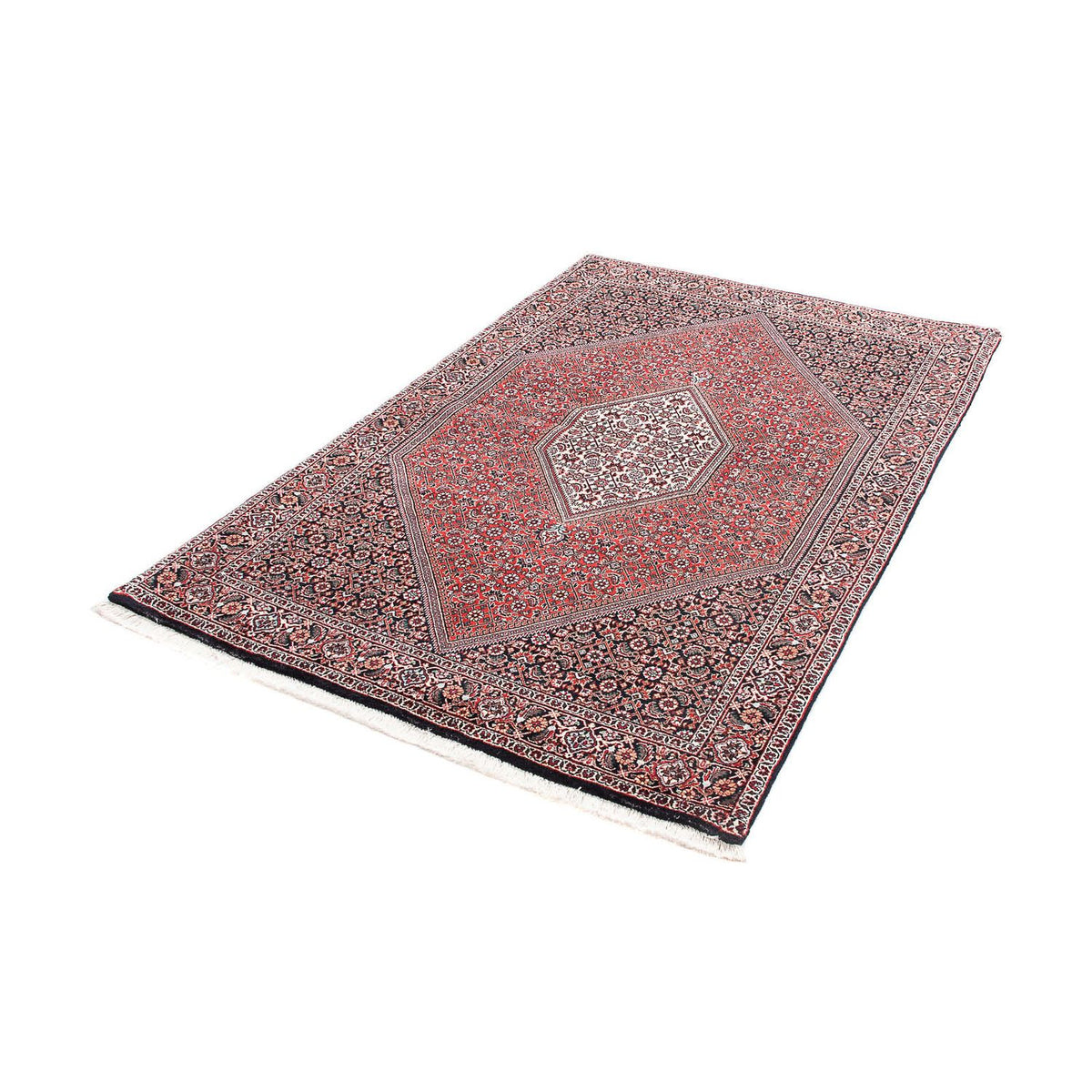 Alfombra persa - Bidjar - 174 x 112 cm - rojo claro
