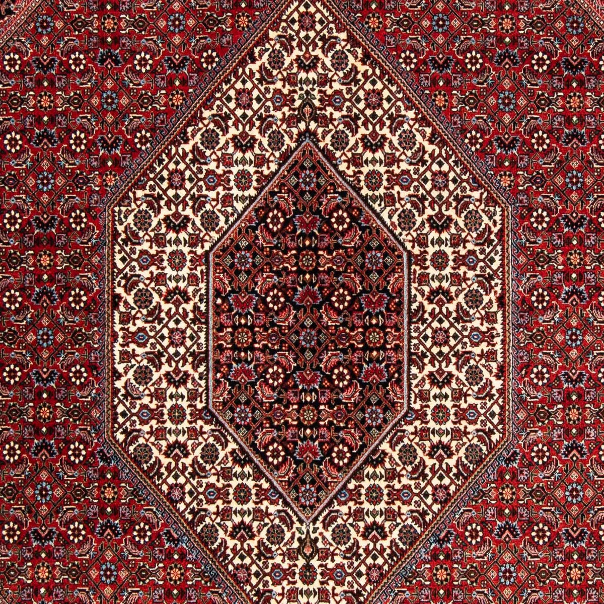 Alfombra persa - Bidjar - 252 x 170 cm - rojo oscuro
