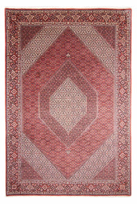 Alfombra persa - Bidjar - 355 x 248 cm - rojo claro