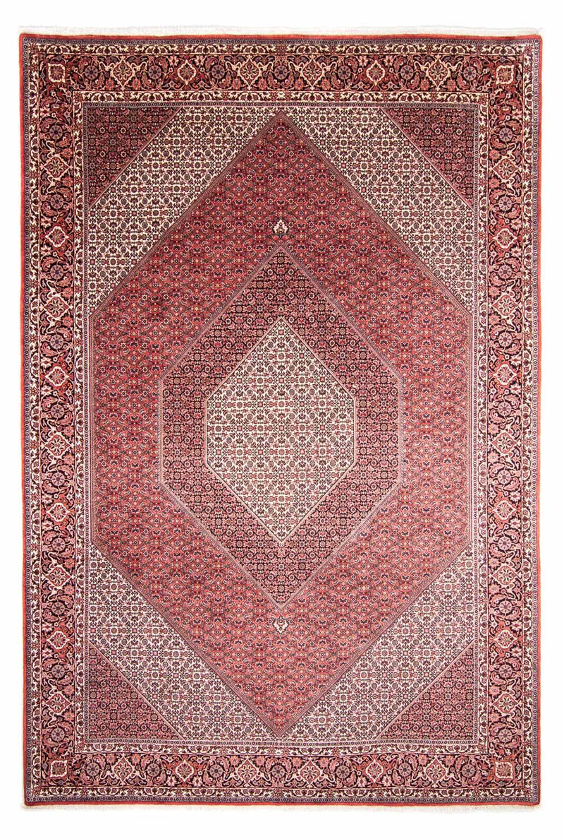 Alfombra persa - Bidjar - 355 x 248 cm - rojo claro