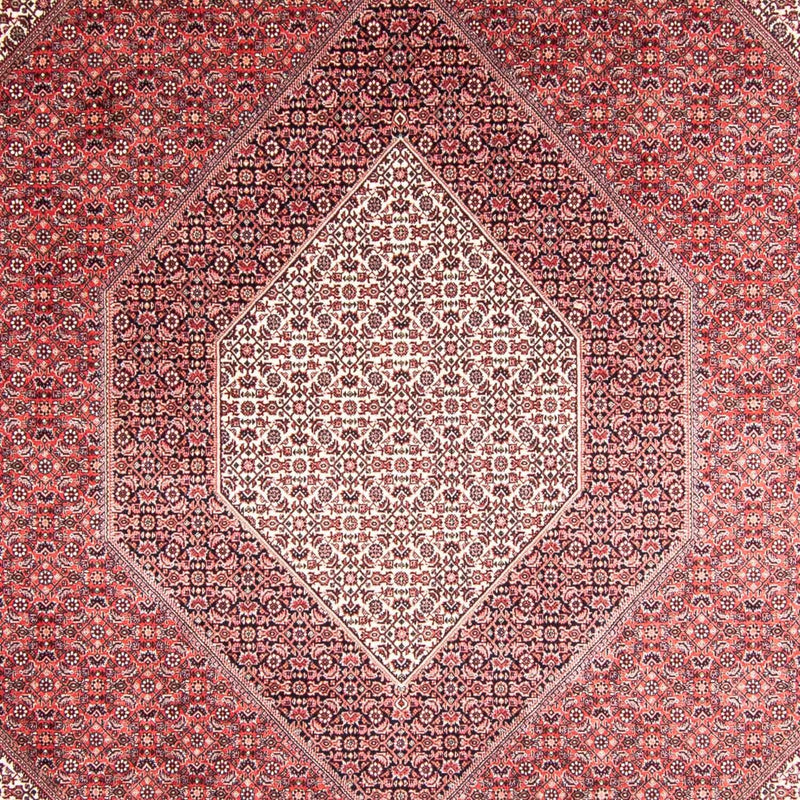 Alfombra persa - Bidjar - 355 x 248 cm - rojo claro
