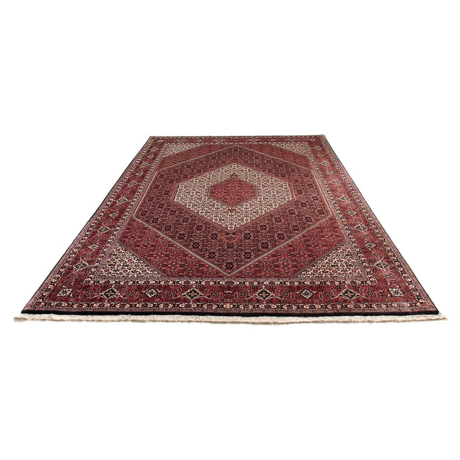 Alfombra persa - Bidjar - 308 x 202 cm - rojo claro