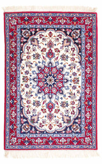 Alfombra Persa - Isfahan - Prima - 128 x 83 cm - beige