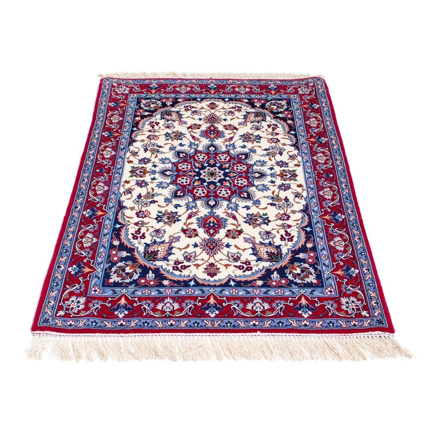 Alfombra Persa - Isfahan - Prima - 128 x 83 cm - beige