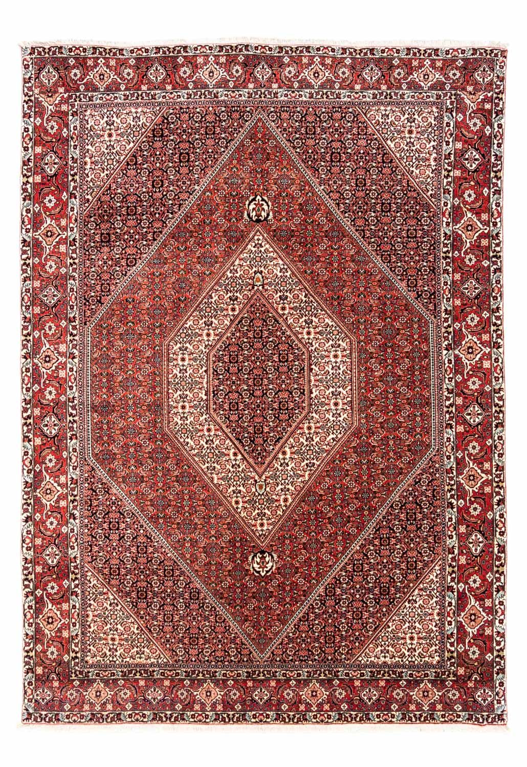 Alfombra persa - Bidjar - 285 x 195 cm - rojo
