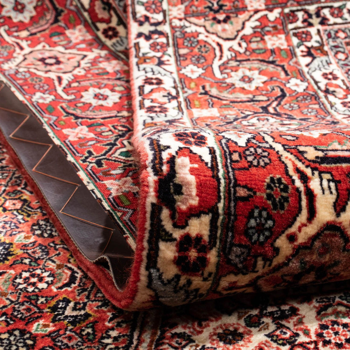 Alfombra persa - Bidjar - 285 x 195 cm - rojo