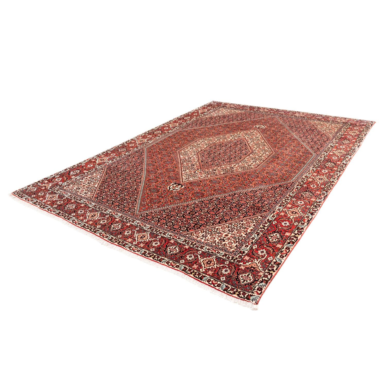 Alfombra persa - Bidjar - 285 x 195 cm - rojo