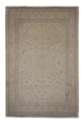 Alfombra Persa - Nain - Real - 351 x 250 cm - marrón claro