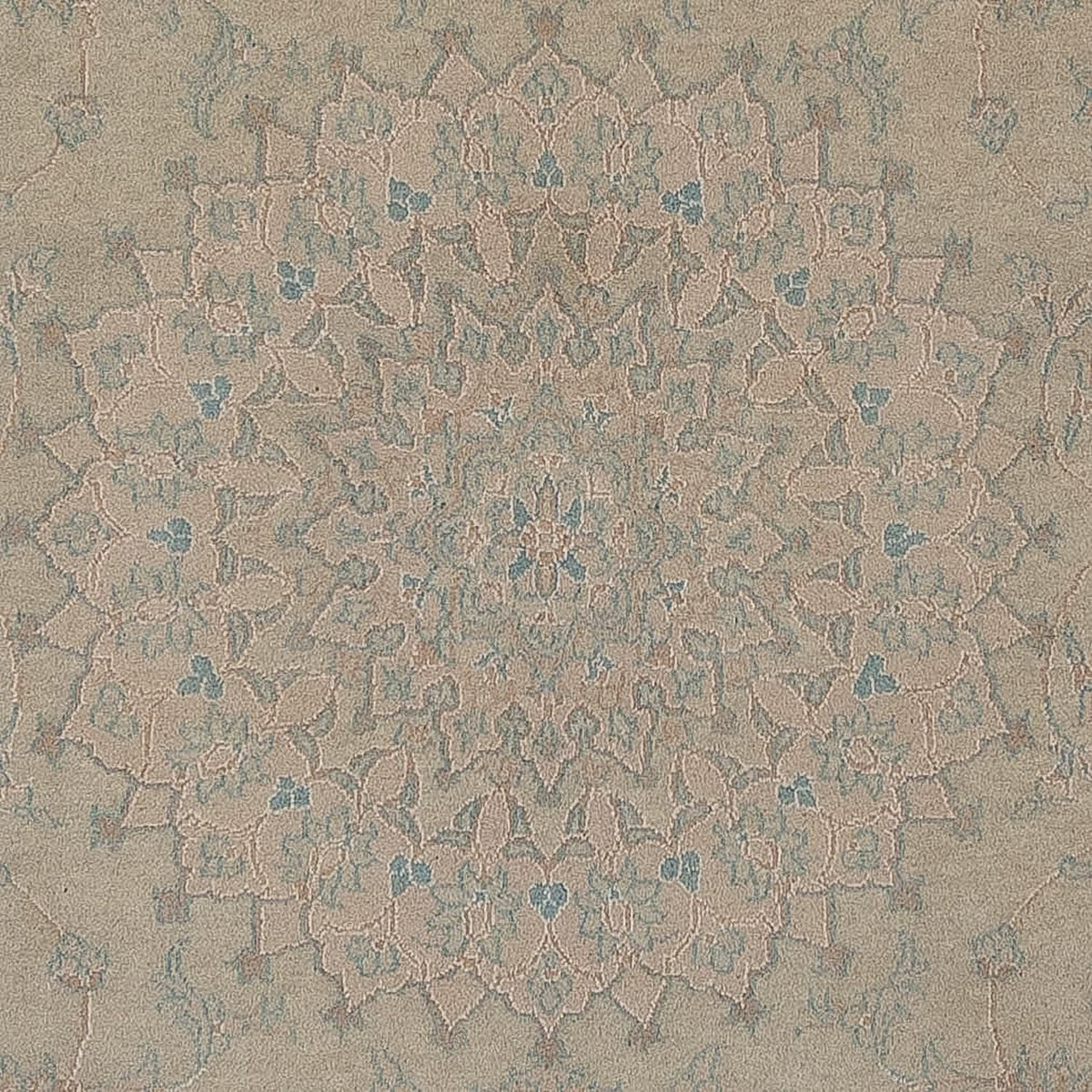 Alfombra Persa - Nain - Real - 351 x 250 cm - marrón claro