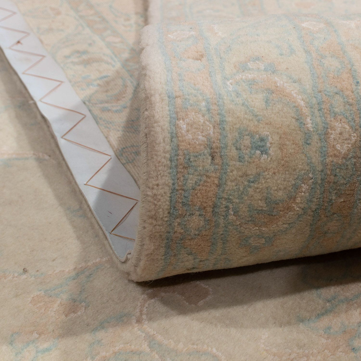 Alfombra Persa - Nain - Real - 351 x 250 cm - marrón claro