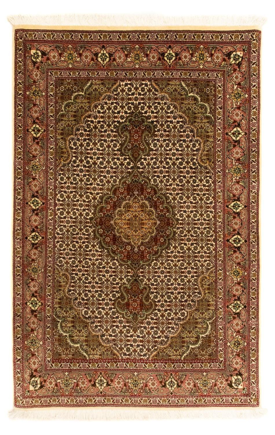 Alfombra Persa - Tabriz - Real - 124 x 83 cm - beige