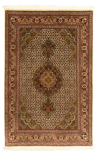 Alfombra Persa - Tabriz - Real - 124 x 83 cm - beige