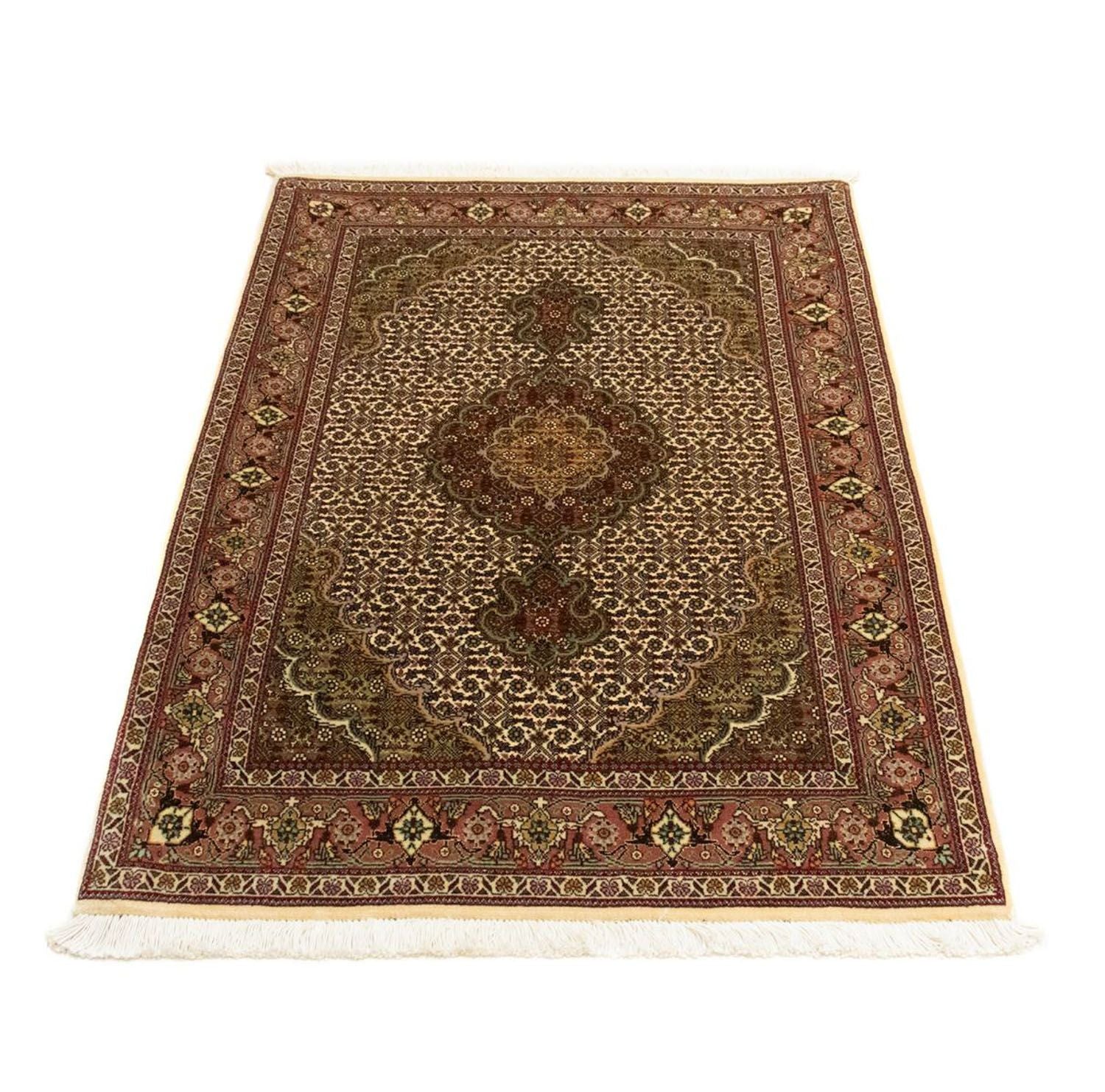 Alfombra Persa - Tabriz - Real - 124 x 83 cm - beige
