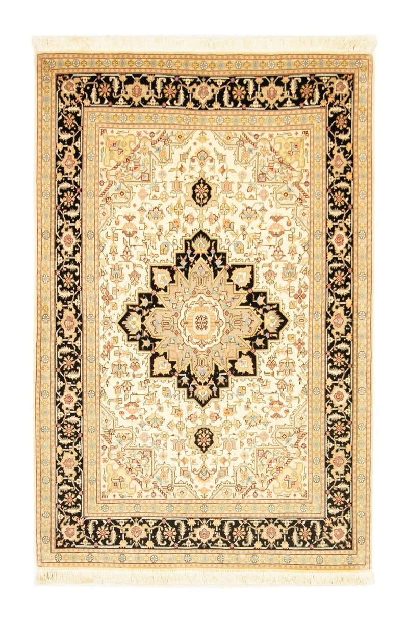 Alfombra Persa - Tabriz - Real - 156 x 104 cm - beige