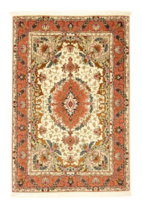 Alfombra Persa - Tabriz - Real - 153 x 103 cm - beige