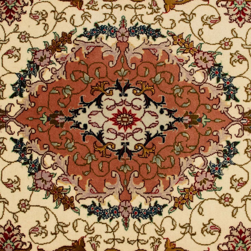 Alfombra Persa - Tabriz - Real - 153 x 103 cm - beige