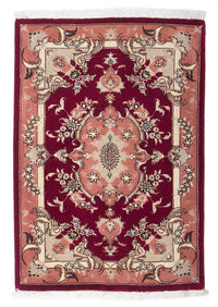 Alfombra Persa - Tabriz - Real - 85 x 61 cm - rojo oscuro