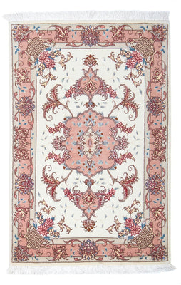 Alfombra Persa - Tabriz - Real - 94 x 59 cm - beige