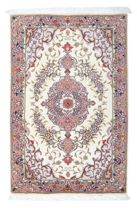 Alfombra Persa - Tabriz - Real - 94 x 61 cm - beige