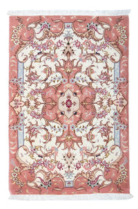 Alfombra Persa - Tabriz - Real - 94 x 61 cm - beige