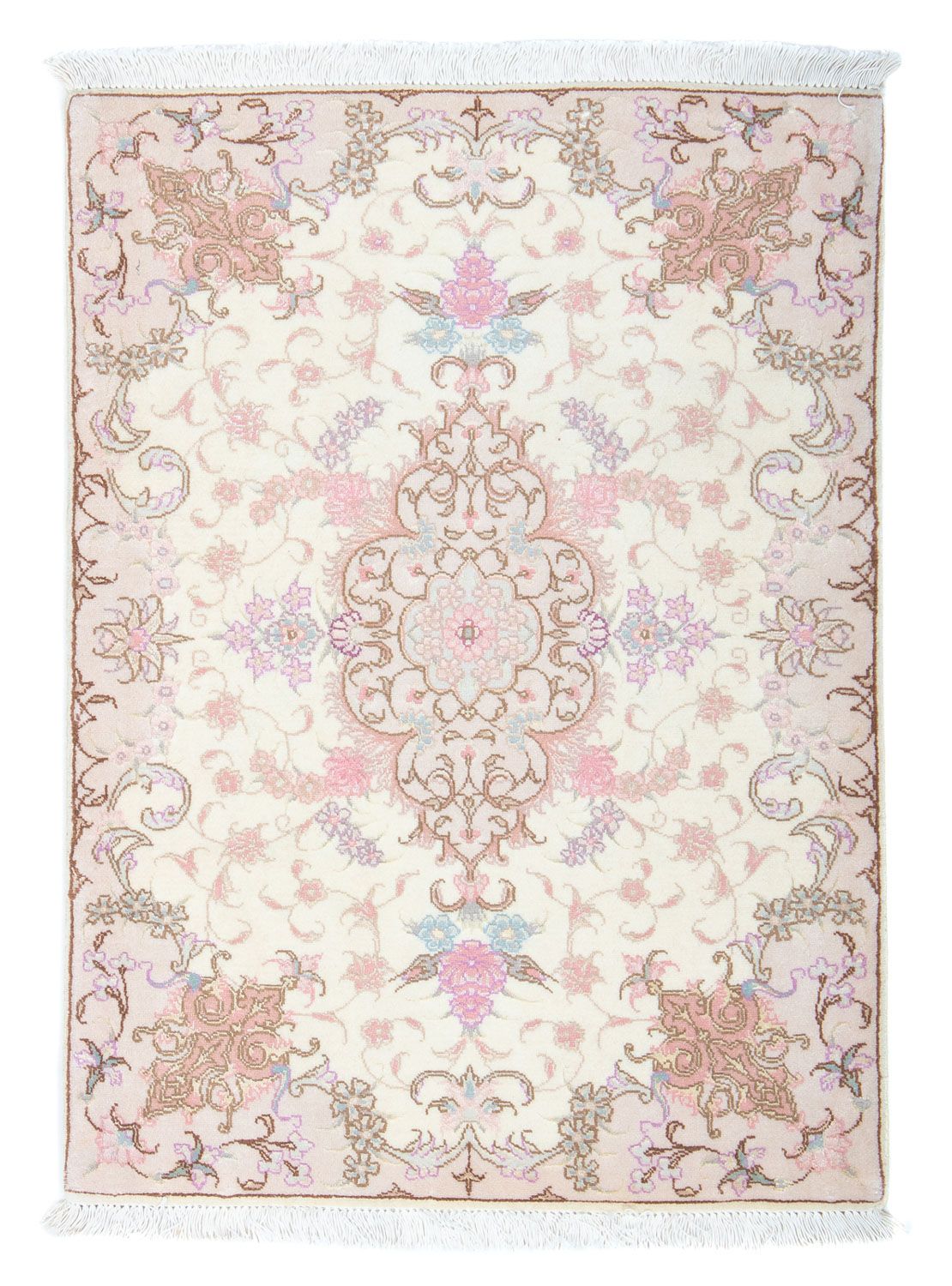 Alfombra Persa - Tabriz - Real - 92 x 64 cm - beige