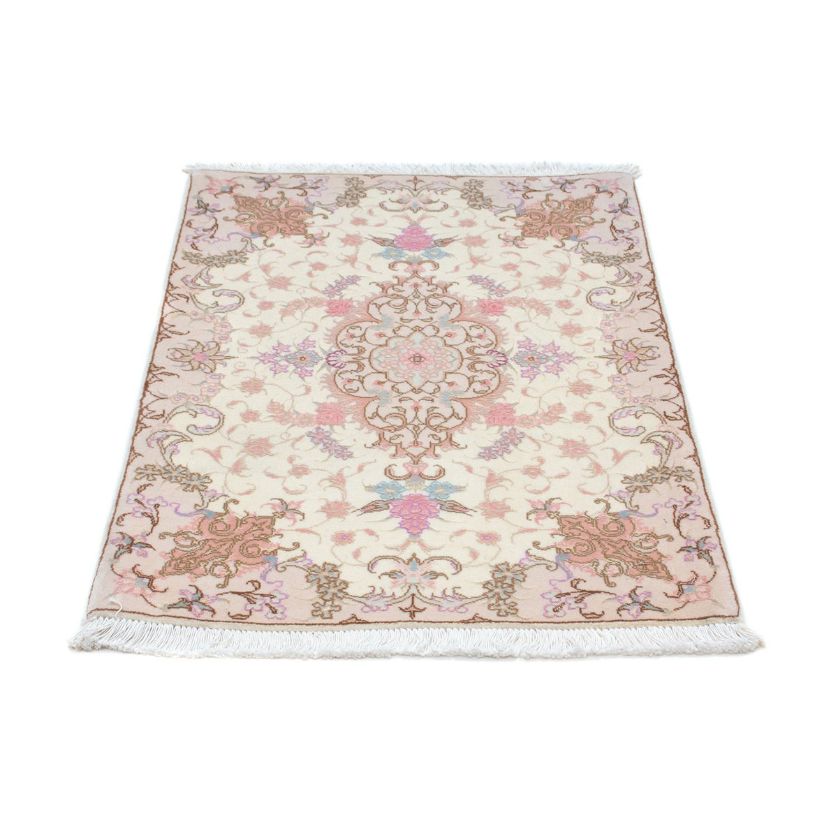 Alfombra Persa - Tabriz - Real - 92 x 64 cm - beige