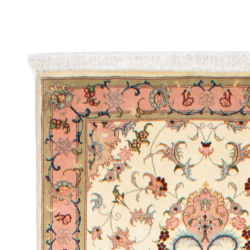 Alfombra de pasillo Alfombra Persa - Tabriz - Real - 300 x 74 cm - beige