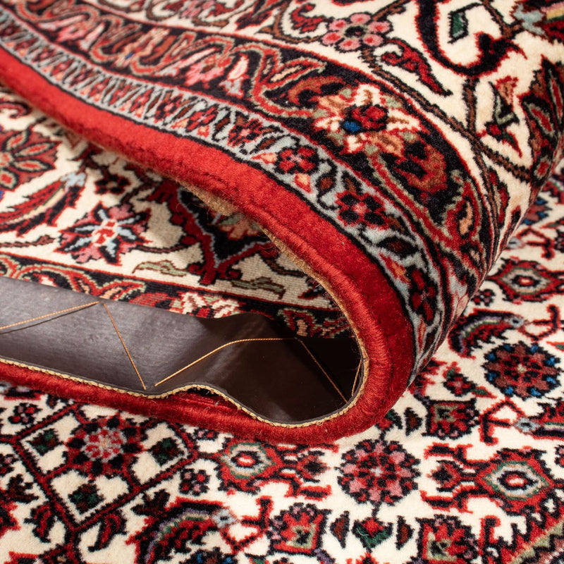 Alfombra persa - Bidjar - 302 x 203 cm - rojo oscuro