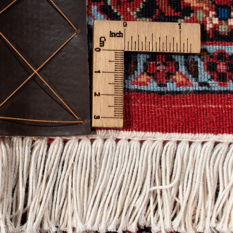 Alfombra persa - Bidjar - 302 x 203 cm - rojo oscuro