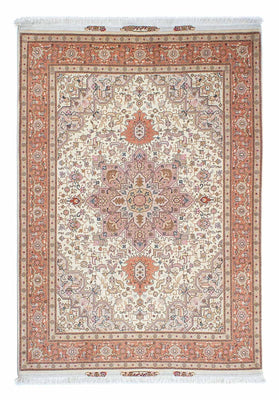 Alfombra Persa - Tabriz - Real - 214 x 154 cm - beige