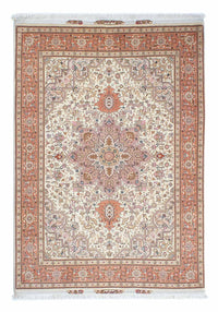 Alfombra Persa - Tabriz - Real - 214 x 154 cm - beige