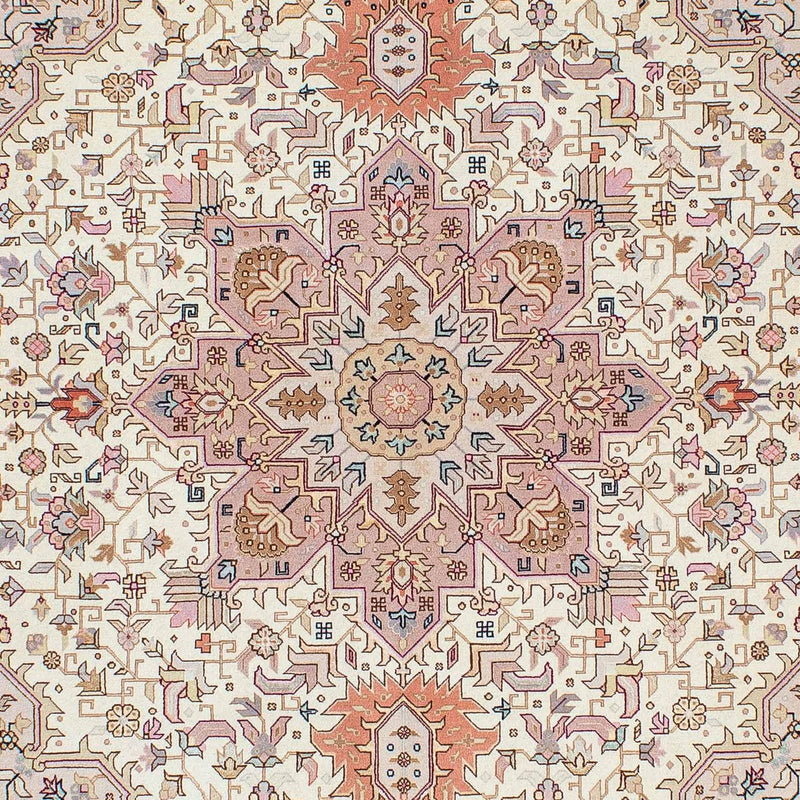 Alfombra Persa - Tabriz - Real - 214 x 154 cm - beige