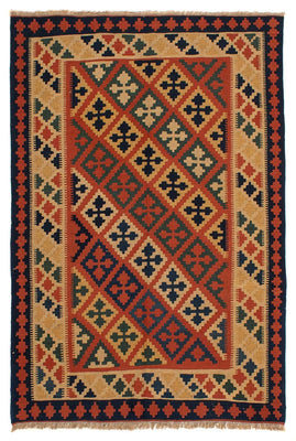 Alfombra Kelim - Oriental - 200 x 154 cm - marrón