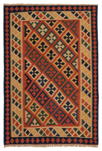 Alfombra Kelim - Oriental - 200 x 154 cm - marrón
