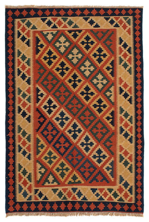 Alfombra Kelim - Oriental - 200 x 154 cm - marrón
